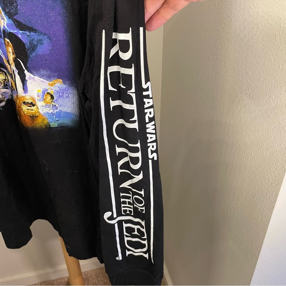 STAR WARS - Black Long-Sleeve T-Shirt, Mens 3XL - Picture 7 of 7